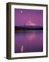 Mt Hood in Moonlight, Lost Lake, Oregon Cascades, USA-Janis Miglavs-Framed Photographic Print