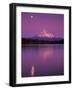 Mt Hood in Moonlight, Lost Lake, Oregon Cascades, USA-Janis Miglavs-Framed Photographic Print