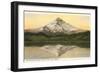 Mt. Hood, Lost Lake, Oregon-null-Framed Art Print