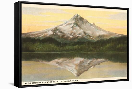 Mt. Hood, Lost Lake, Oregon-null-Framed Stretched Canvas