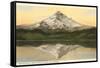 Mt. Hood, Lost Lake, Oregon-null-Framed Stretched Canvas