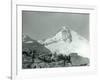 Mt. Hood, Oregon - Hikers with Horses Photograph-Lantern Press-Framed Art Print