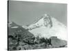 Mt. Hood, Oregon - Hikers with Horses Photograph-Lantern Press-Stretched Canvas