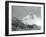 Mt. Hood, Oregon - Hikers with Horses Photograph-Lantern Press-Framed Art Print