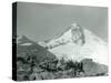 Mt. Hood, Oregon - Hikers with Horses Photograph-Lantern Press-Stretched Canvas