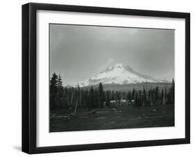 Mt. Hood, Oregon - Horse Meadow and Camp Photograph-Lantern Press-Framed Art Print