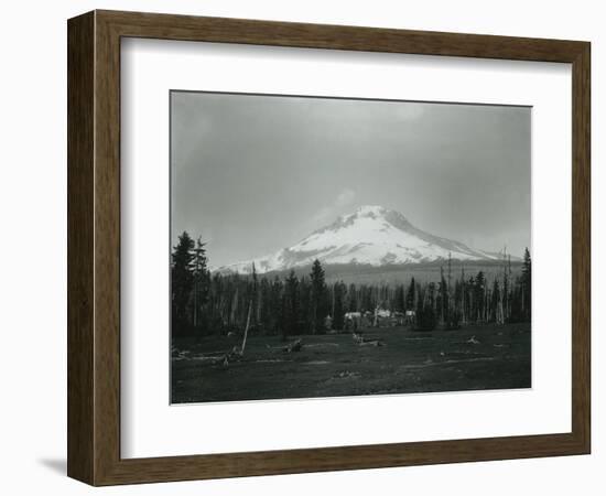 Mt. Hood, Oregon - Horse Meadow and Camp Photograph-Lantern Press-Framed Art Print