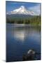 Mt. Hood, Oregon. Reflected and Shining over Trillium Lake-Michael Qualls-Mounted Photographic Print