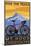 Mt. Hood, Oregon - Ride The Trials-null-Mounted Poster