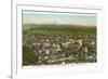 Mt. Hood over Portland, Oregon-null-Framed Art Print