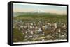 Mt. Hood over Portland, Oregon-null-Framed Stretched Canvas