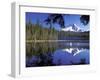 Mt. Hood Reflected in Frog Lake, Oregon, USA-Janis Miglavs-Framed Photographic Print