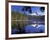 Mt. Hood Reflected in Frog Lake, Oregon, USA-Janis Miglavs-Framed Photographic Print