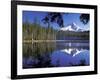 Mt. Hood Reflected in Frog Lake, Oregon, USA-Janis Miglavs-Framed Photographic Print