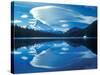 Mt. Hood Reflected in Lost Lake, Oregon Cascades, USA-Janis Miglavs-Stretched Canvas