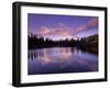 Mt Hood Reflected in Mirror Lake, Oregon Cascades, USA-Janis Miglavs-Framed Photographic Print