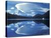 Mt Hood Reflected in Mirror Lake, Oregon Cascades, USA-Janis Miglavs-Stretched Canvas