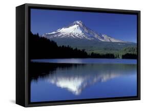 Mt. Hood Reflected in Trillium Lake, Oregon, USA-Jamie & Judy Wild-Framed Stretched Canvas