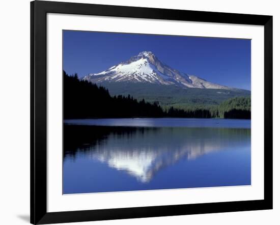 Mt. Hood Reflected in Trillium Lake, Oregon, USA-Jamie & Judy Wild-Framed Photographic Print