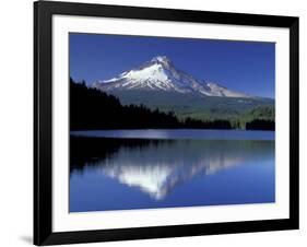 Mt. Hood Reflected in Trillium Lake, Oregon, USA-Jamie & Judy Wild-Framed Photographic Print