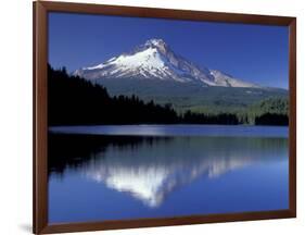 Mt. Hood Reflected in Trillium Lake, Oregon, USA-Jamie & Judy Wild-Framed Photographic Print