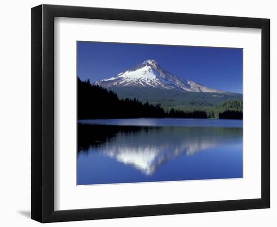 Mt. Hood Reflected in Trillium Lake, Oregon, USA-Jamie & Judy Wild-Framed Photographic Print