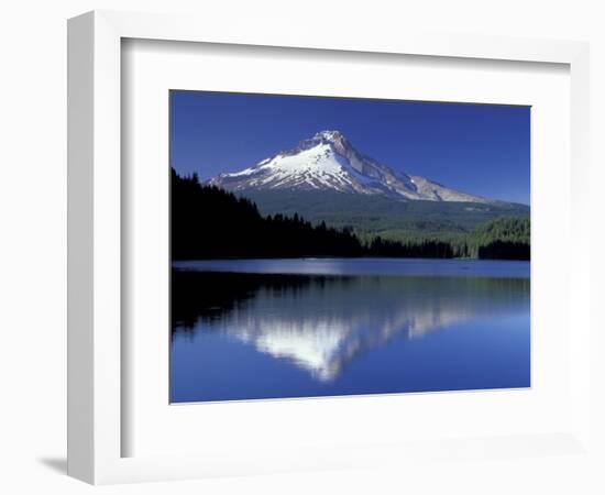 Mt. Hood Reflected in Trillium Lake, Oregon, USA-Jamie & Judy Wild-Framed Photographic Print