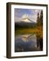 Mt. Hood Reflection-Steve Terrill-Framed Photographic Print