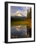 Mt. Hood Reflection-Steve Terrill-Framed Photographic Print