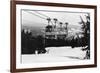 Mt. Hood Skiway to Timberline Lodge Photograph - Mt. Hood, OR-Lantern Press-Framed Art Print