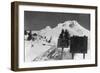 Mt. Hood Timberline Lodge Ski Lift Photograph - Mt. Hood, OR-Lantern Press-Framed Art Print