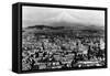 Mt. Hood View from Portland, Oregon Photograph - Portland, OR-Lantern Press-Framed Stretched Canvas