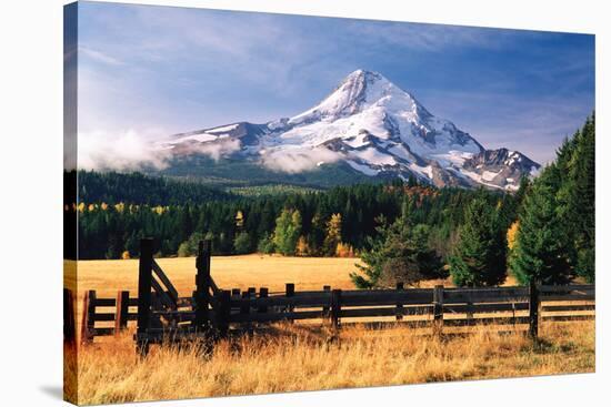 Mt. Hood X-Ike Leahy-Stretched Canvas