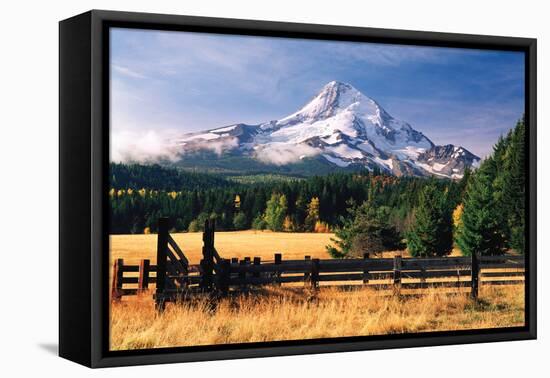 Mt. Hood X-Ike Leahy-Framed Stretched Canvas