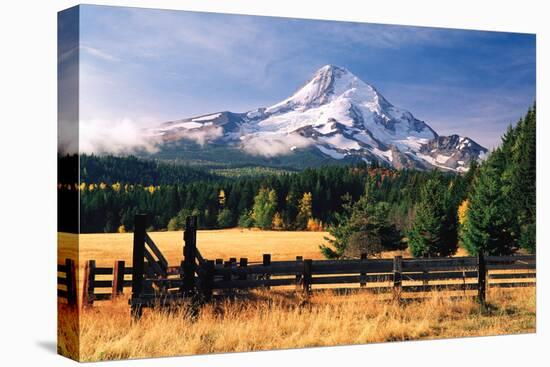 Mt. Hood X-Ike Leahy-Stretched Canvas