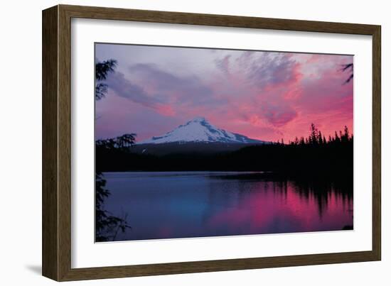 Mt. Hood XXX-Ike Leahy-Framed Photographic Print