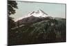 Mt. Jefferson, Oregon Mountain View - Mt. Jefferson, OR-Lantern Press-Mounted Art Print