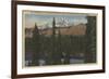 Mt. Jefferson, Oregon - View from Hunts Lake, Dechutes National Forest-Lantern Press-Framed Art Print