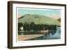 Mt. Jumbo, Missoula, Montana-null-Framed Art Print