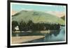 Mt. Jumbo, Missoula, Montana-null-Framed Art Print