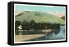 Mt. Jumbo, Missoula, Montana-null-Framed Stretched Canvas