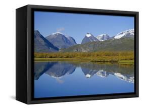 Mt. Kebnekaise, Sweden's Highest Mountain, (2117M), Laponia World Heritage Site, Lappland, Sweden-Gavin Hellier-Framed Stretched Canvas