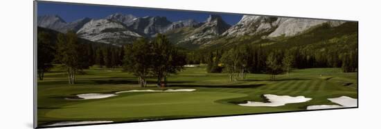 Mt Kidd Golf Course, Kananaskis Country Golf Course, Calgary, Alberta, Canada-null-Mounted Photographic Print