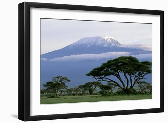 Mt Kilimanjaro in Tanzania-null-Framed Photographic Print