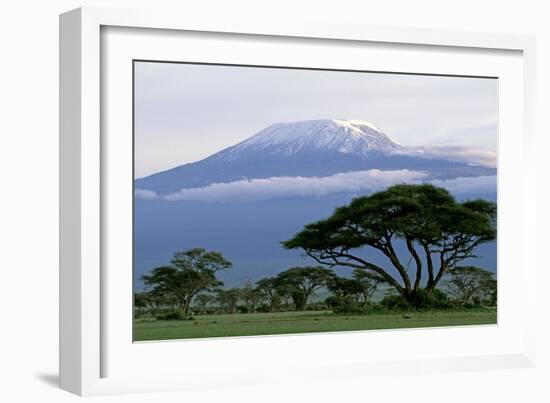 Mt Kilimanjaro in Tanzania-null-Framed Photographic Print