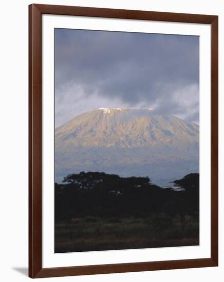 Mt. Kilimanjaro, Kibo Peak from Kenya Side, Kenya, Africa-Storm Stanley-Framed Photographic Print