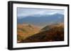 Mt LeConte above fall foliage, Smoky Mountains, Tennessee, USA-Anna Miller-Framed Photographic Print