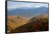 Mt LeConte above fall foliage, Smoky Mountains, Tennessee, USA-Anna Miller-Framed Stretched Canvas