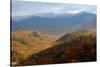 Mt LeConte above fall foliage, Smoky Mountains, Tennessee, USA-Anna Miller-Stretched Canvas