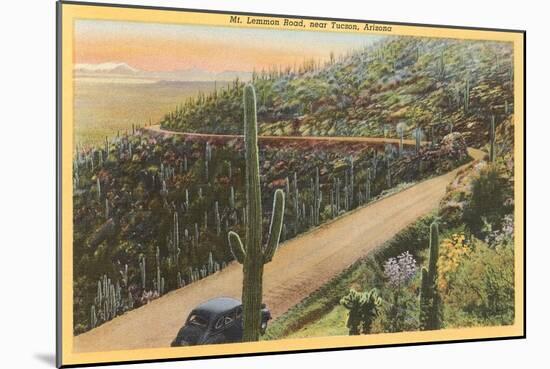 Mt. Lemmon Road, Tucson, Arizona-null-Mounted Art Print